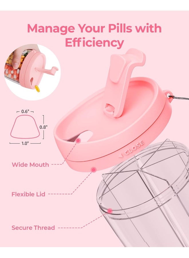 AMOOS Large Pill Dispenser With 6 Compartments - Image 4